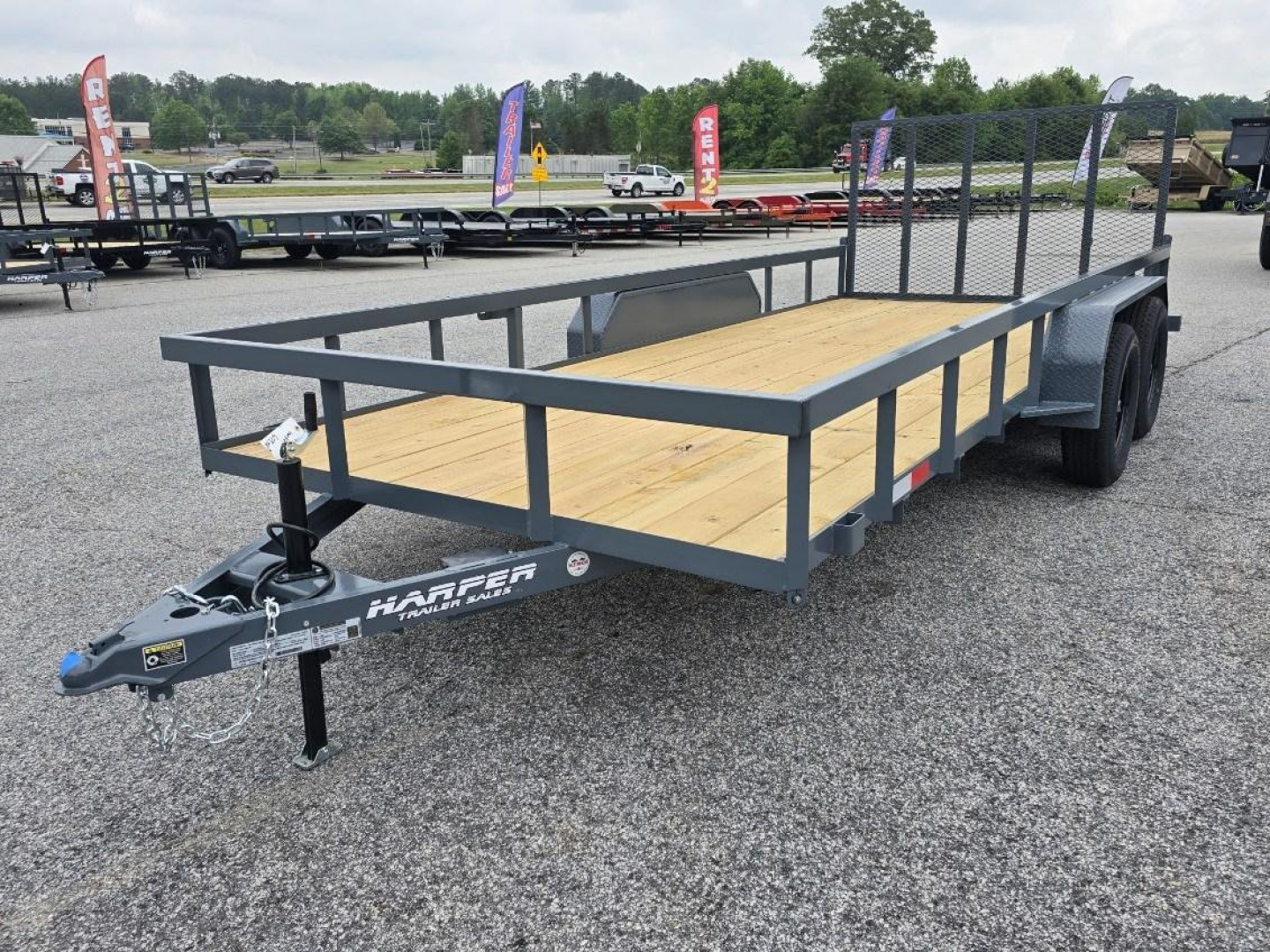 New 2025 GPS 7K 7X18 TANDEM AXLE UTILITY TRAILER
