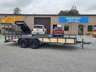 New 2025 GPS 7K 7X18 TANDEM AXLE UTILITY TRAILER