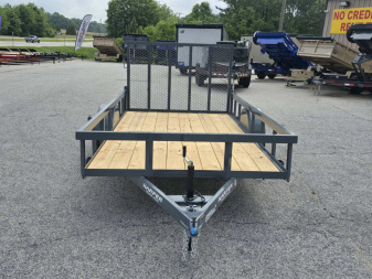 New 2025 GPS 76X12 SINGLE AXLE UTILITY TRAILER WITH SET BACK JACK