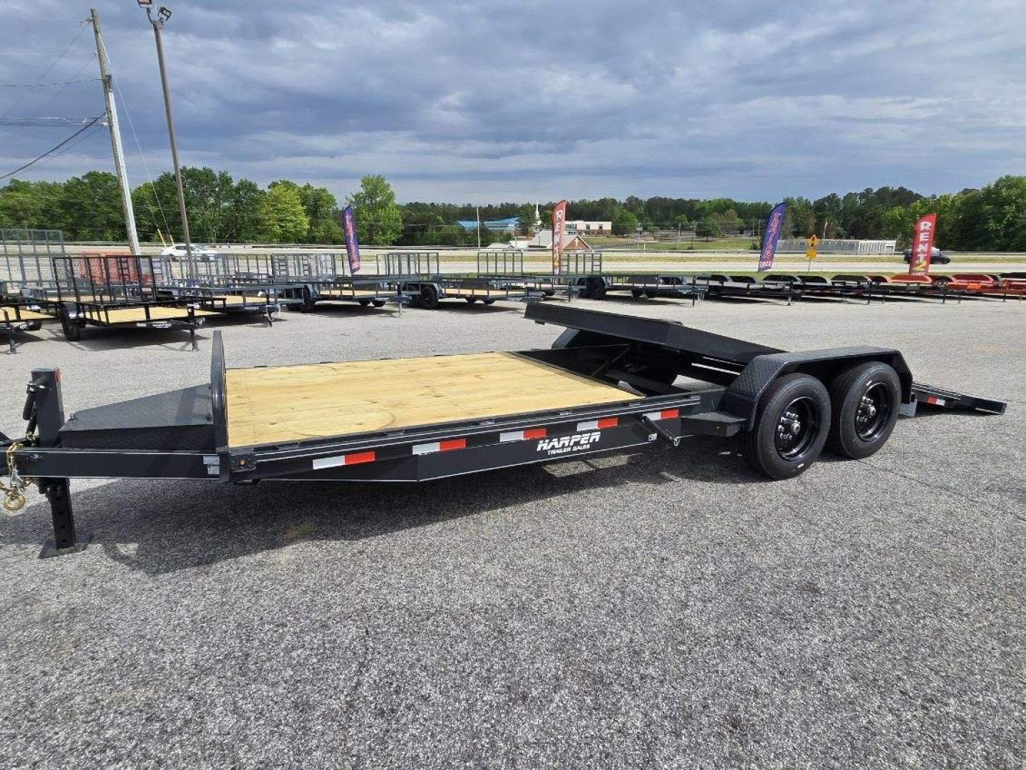 New 2025 JOBSITE 17K 22' TILT EQUIPMENT TRAILER
