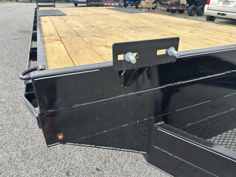 New 2025 8.5X22 14K DECKOVER EQUIPMENT HAULER WITH MESH CHAIN BOX AND RUB RAIL