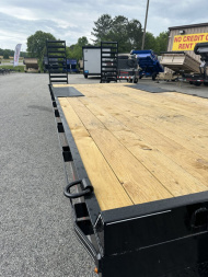 New 2025 8.5X22 14K DECKOVER EQUIPMENT HAULER WITH MESH CHAIN BOX AND RUB RAIL