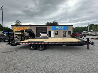 New 2025 8.5X22 14K DECKOVER EQUIPMENT HAULER WITH MESH CHAIN BOX AND RUB RAIL