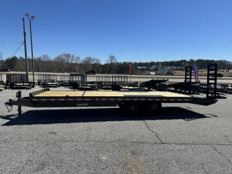 New 2025 8.5X24 14K DECKOVER EQUIPMENT HAULER WITH MESH CHAIN BOX AND RUB RAIL