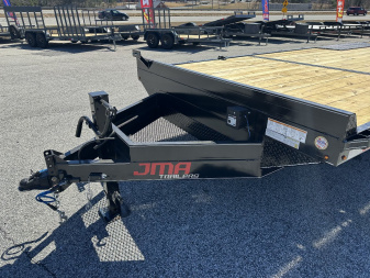 New 2025 8.5X24 14K DECKOVER EQUIPMENT HAULER WITH MESH CHAIN BOX AND RUB RAIL