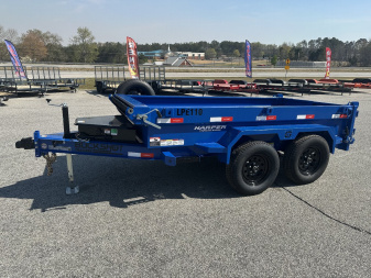 New 2025 BUCKSHOT 5X10 7K DUMP TRAILER 18" WALLS WITH SPARE TIRE