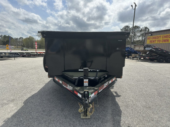 New 2025 BUCKSHOT 14' 14K DUMP TRAILER 4' WALLS WITH SPARE TIRE
