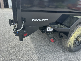 New 2025 BUCKSHOT 14' 14K DUMP TRAILER 4' WALLS WITH SPARE TIRE