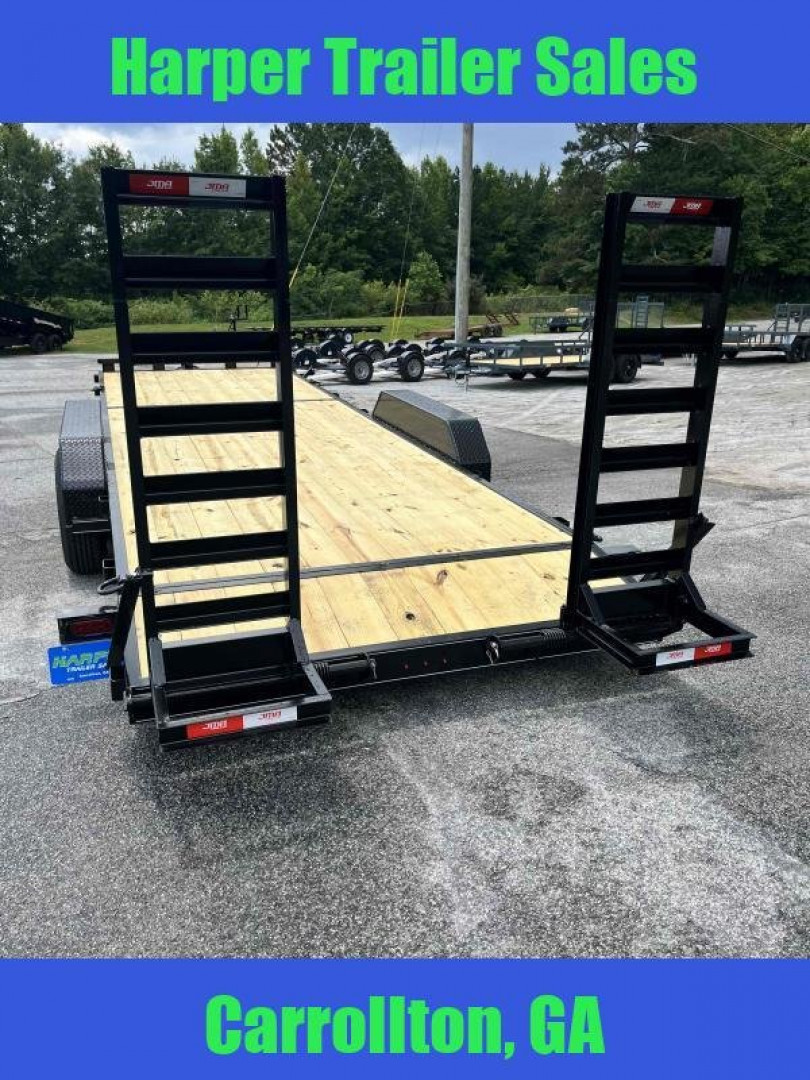 New 2025 82X24 14K EQUIPMENT HAULER WITH MESH CHAIN BOX AND RUB RAIL