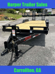 New 2025 82X24 14K EQUIPMENT HAULER WITH MESH CHAIN BOX AND RUB RAIL
