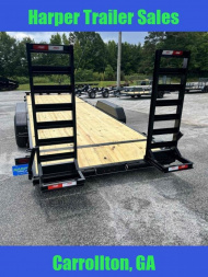 New 2025 82X24 14K EQUIPMENT HAULER WITH MESH CHAIN BOX AND RUB RAIL