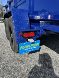 New BEAUTIFUL DEEP BLUE METALLIC 2025 PROSPECTOR 10K 6X12 DUMP TRAILER WITH 2' WALLS