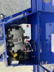 New BEAUTIFUL DEEP BLUE METALLIC 2025 PROSPECTOR 10K 6X12 DUMP TRAILER WITH 2' WALLS