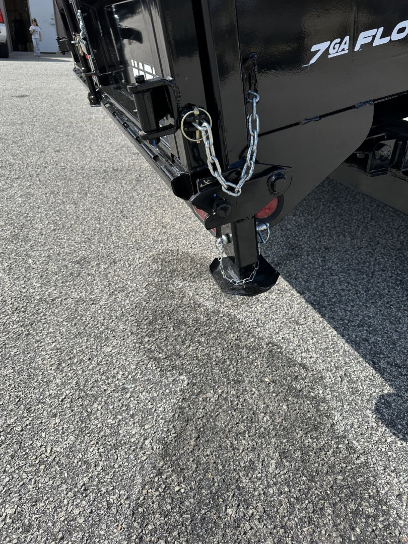 New 2025 BUCKSHOT 7X16 14K TELESCOPIC DUMP TRAILER 4' WALLS WITH HYDRAULIC JACKS