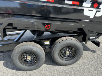 New 2025 BUCKSHOT 7X16 14K TELESCOPIC DUMP TRAILER 4' WALLS WITH HYDRAULIC JACKS