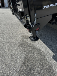 New 2025 BUCKSHOT 7X16 14K TELESCOPIC DUMP TRAILER 4' WALLS WITH HYDRAULIC JACKS