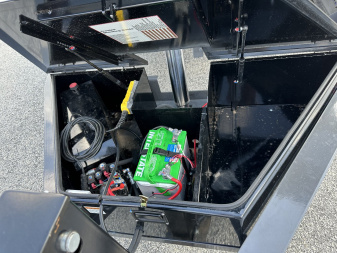 New 2025 BUCKSHOT 7X14 14K TELESCOPIC DUMP TRAILER 4' WALLS WITH HYDRAULIC JACKS