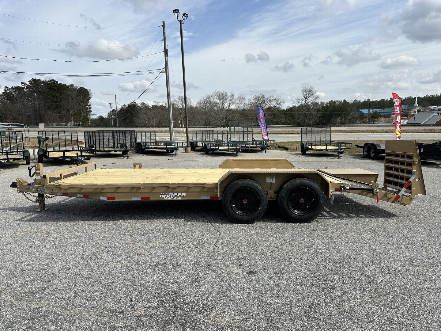 New 2025 DP PLATINUMSTAR 83x20 16K EQUIPMENT HAULER WITH ULTRA RAMPS