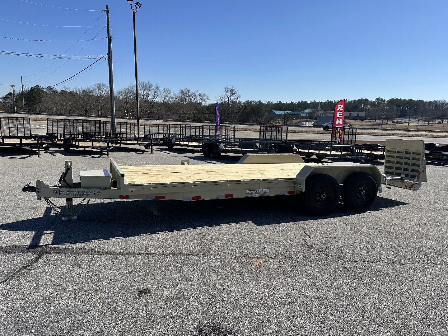 New 2025 DP PLATINUMSTAR 83x20 14K EQUIPMENT HAULER WITH ULTRA RAMPS