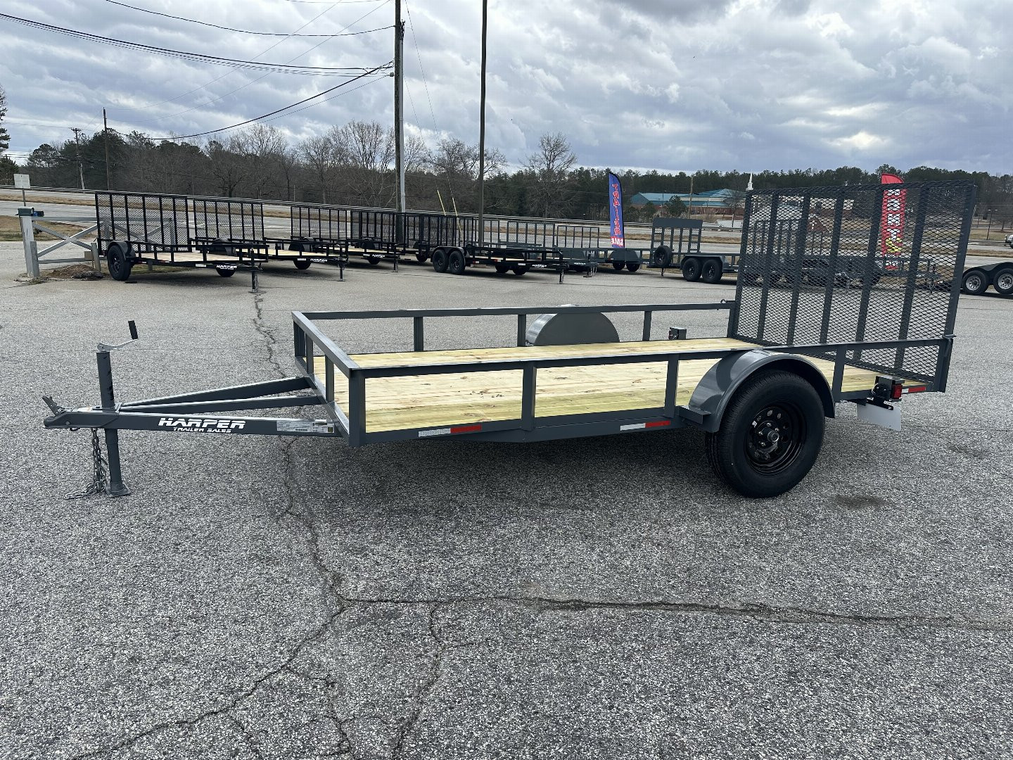 New 2025 6.5X12 SINGLE AXLE UTILITY TRAILER