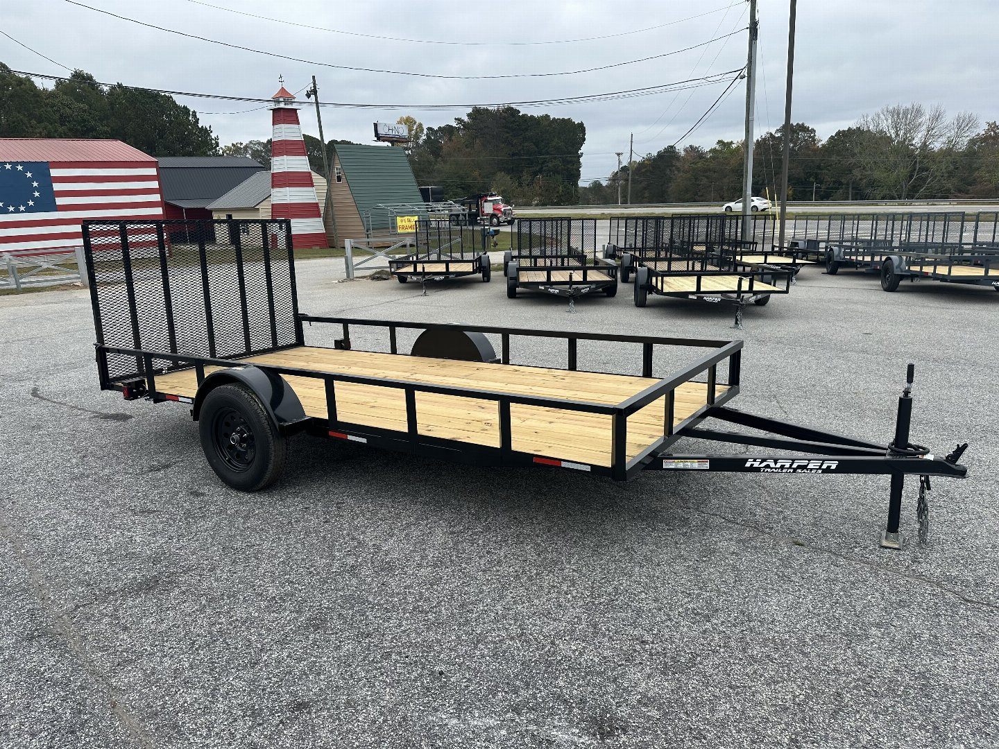 New 2025 6.5X14 SINGLE AXLE UTILITY TRAILER