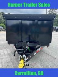 New 2025 TUFFDUMP 14K 7X16 DUMP TRAILER 4' WALLS