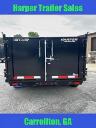 New 2025 TUFFDUMP 14K 7X16 DUMP TRAILER 4' WALLS