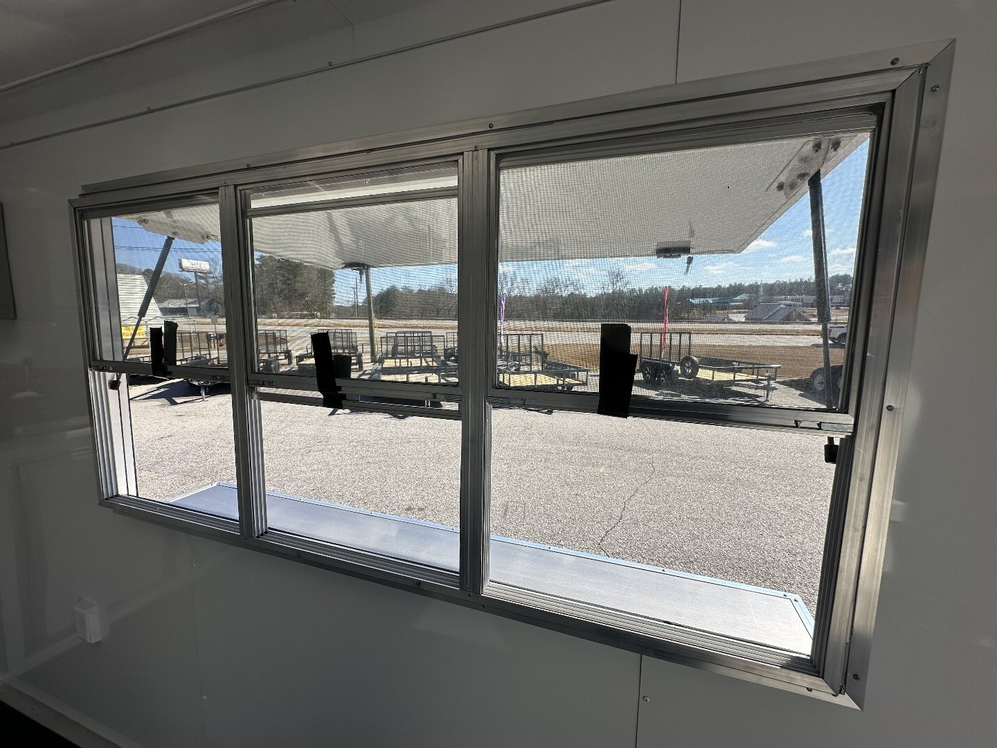 New 2025 COVERED WAGON 7X16 TANDEM AXLE CONCESSION TRAILER