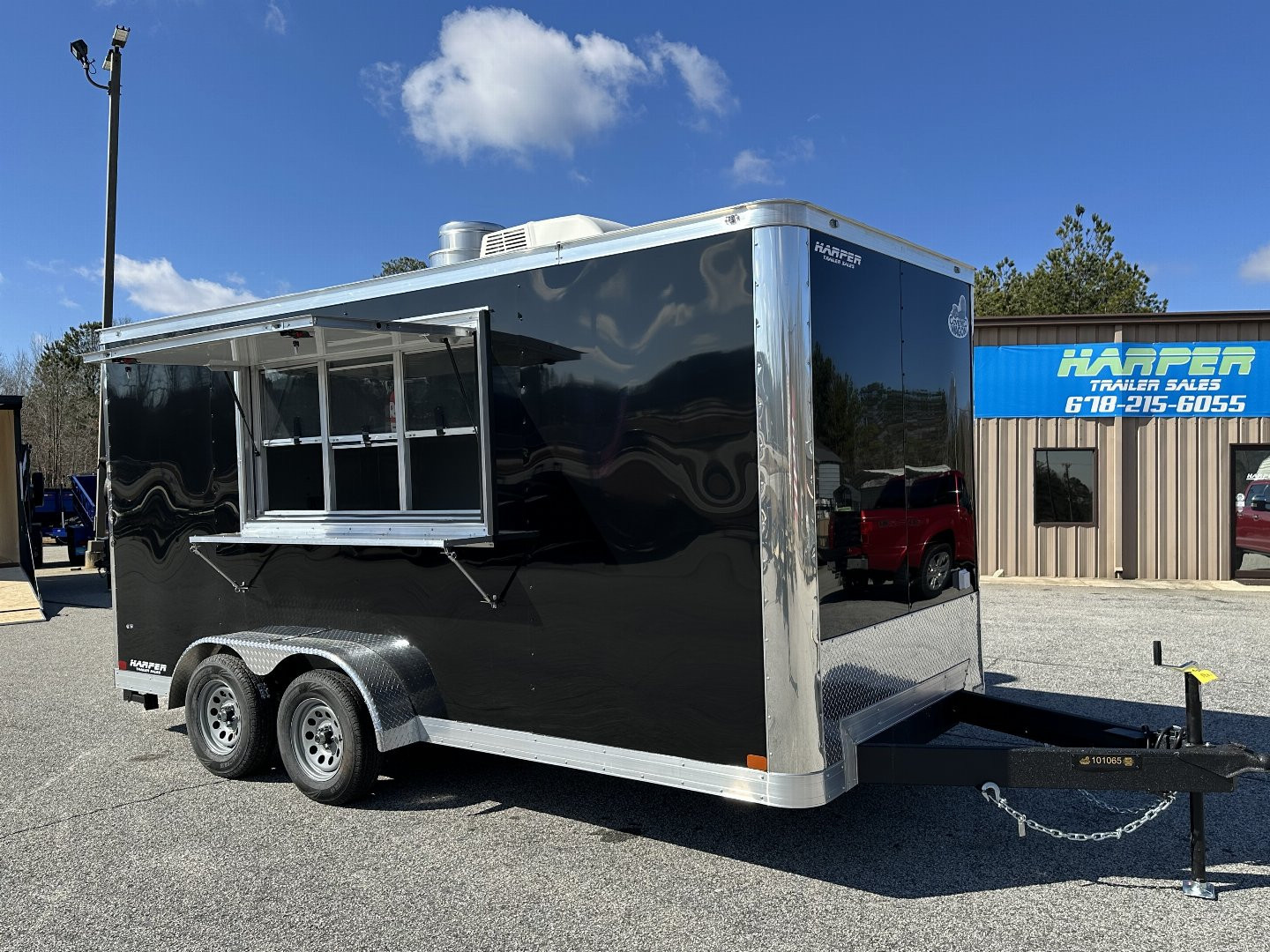 New 2025 COVERED WAGON 7X16 TANDEM AXLE CONCESSION TRAILER