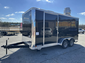 New 2025 COVERED WAGON 7X16 TANDEM AXLE CONCESSION TRAILER