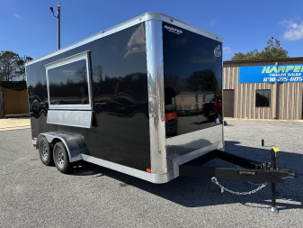 New 2025 COVERED WAGON 7X16 TANDEM AXLE CONCESSION TRAILER