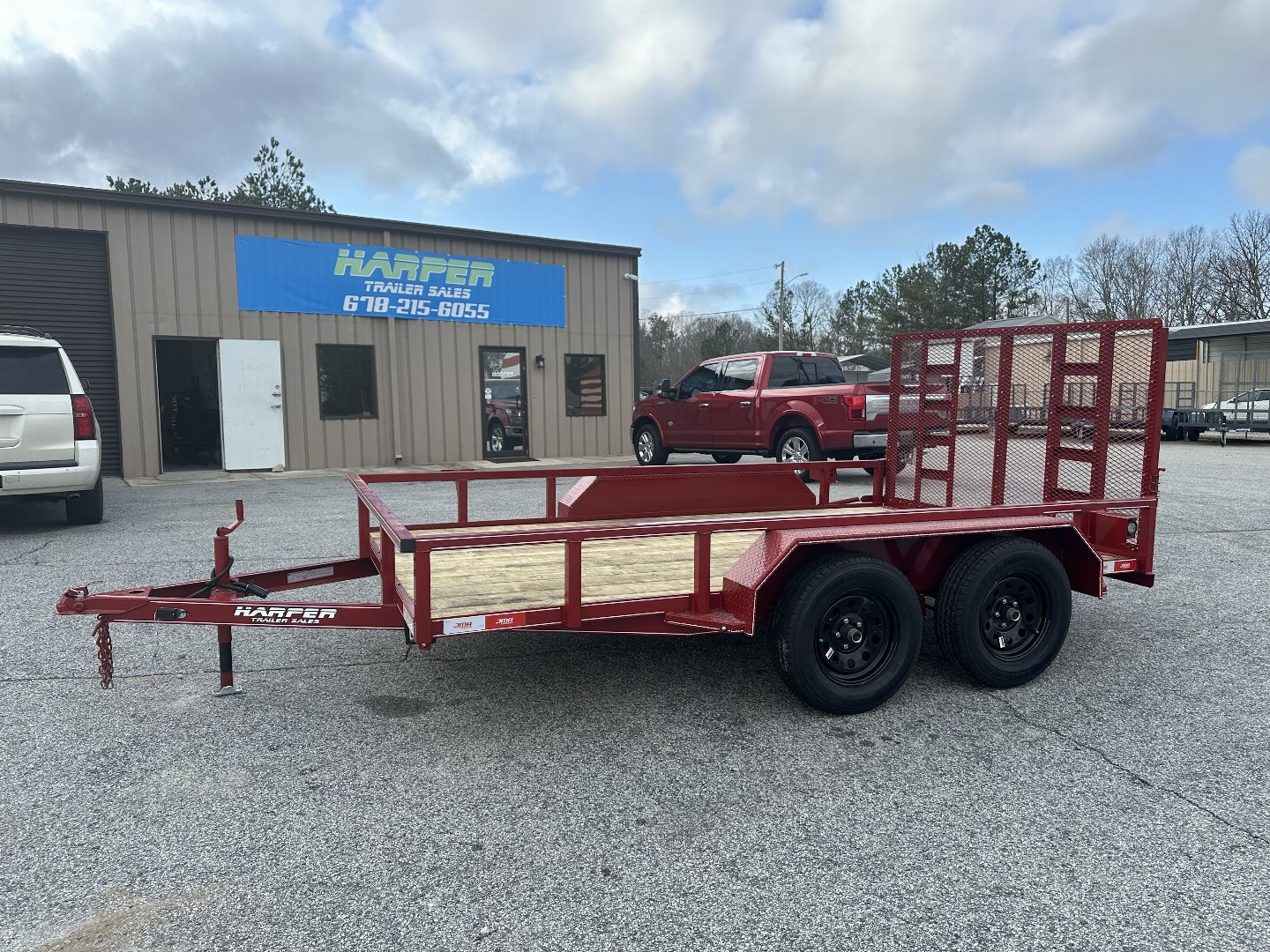 New 2025 82X12 7K TANDEM AXLE UTILITY TRAILER WITH BRAKES