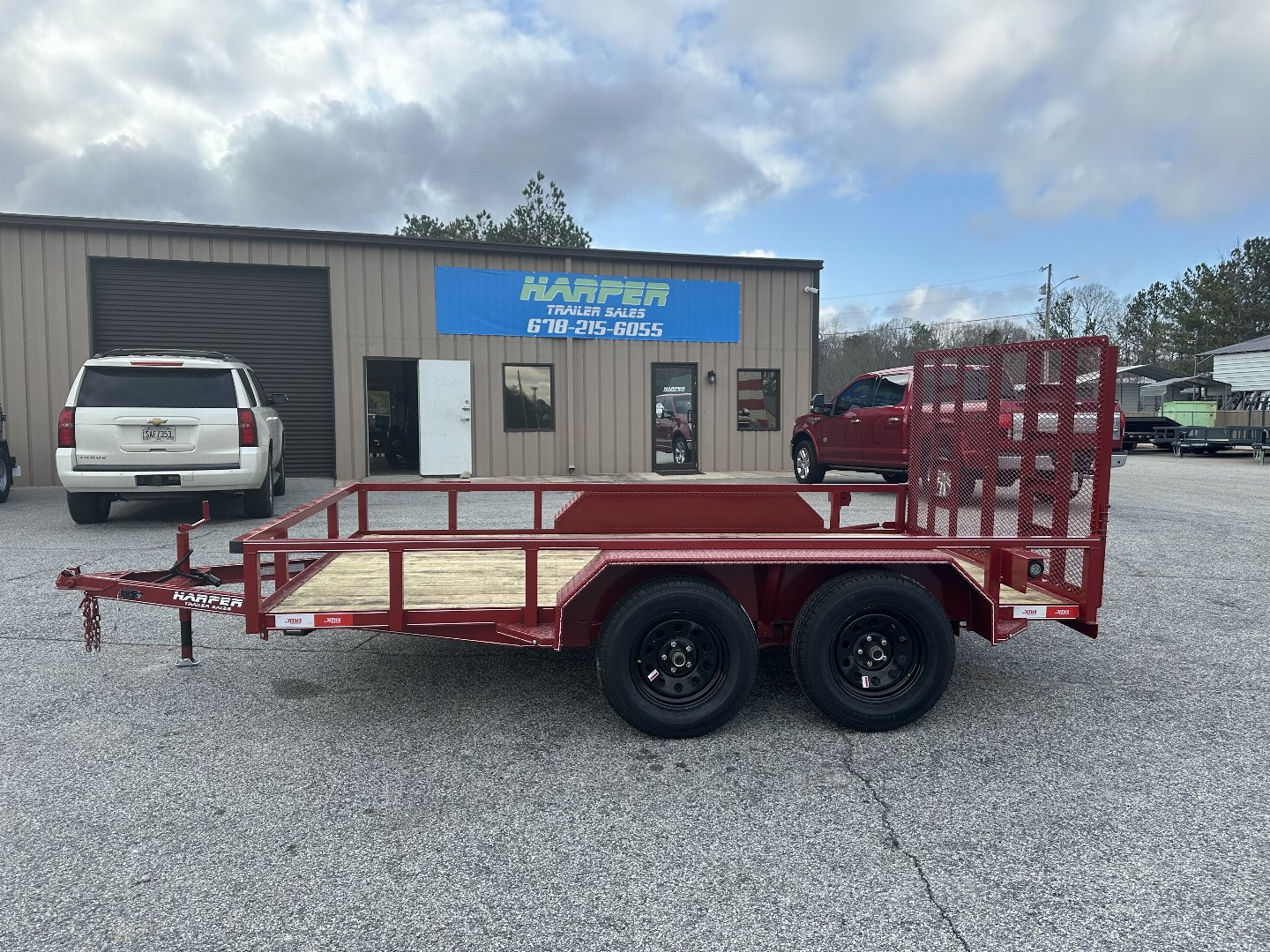 New 2025 82X12 7K TANDEM AXLE UTILITY TRAILER WITH BRAKES