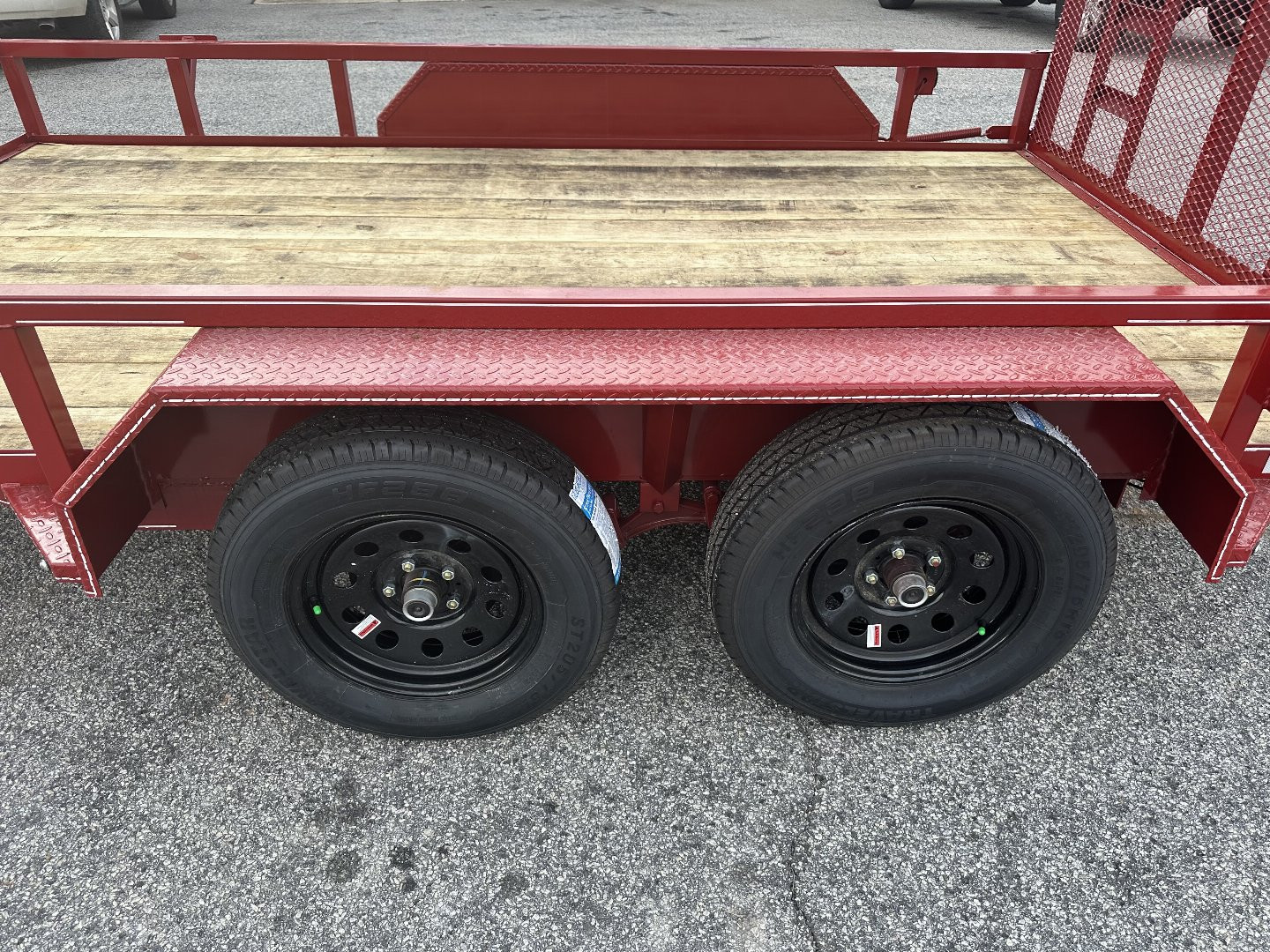 New 2025 82X12 7K TANDEM AXLE UTILITY TRAILER WITH BRAKES