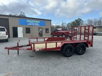 New 2025 82X12 7K TANDEM AXLE UTILITY TRAILER WITH BRAKES