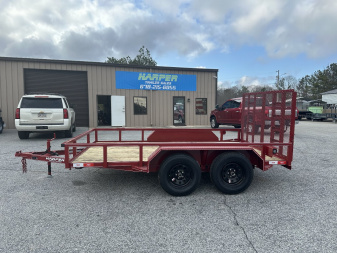 New 2025 82X12 7K TANDEM AXLE UTILITY TRAILER WITH BRAKES