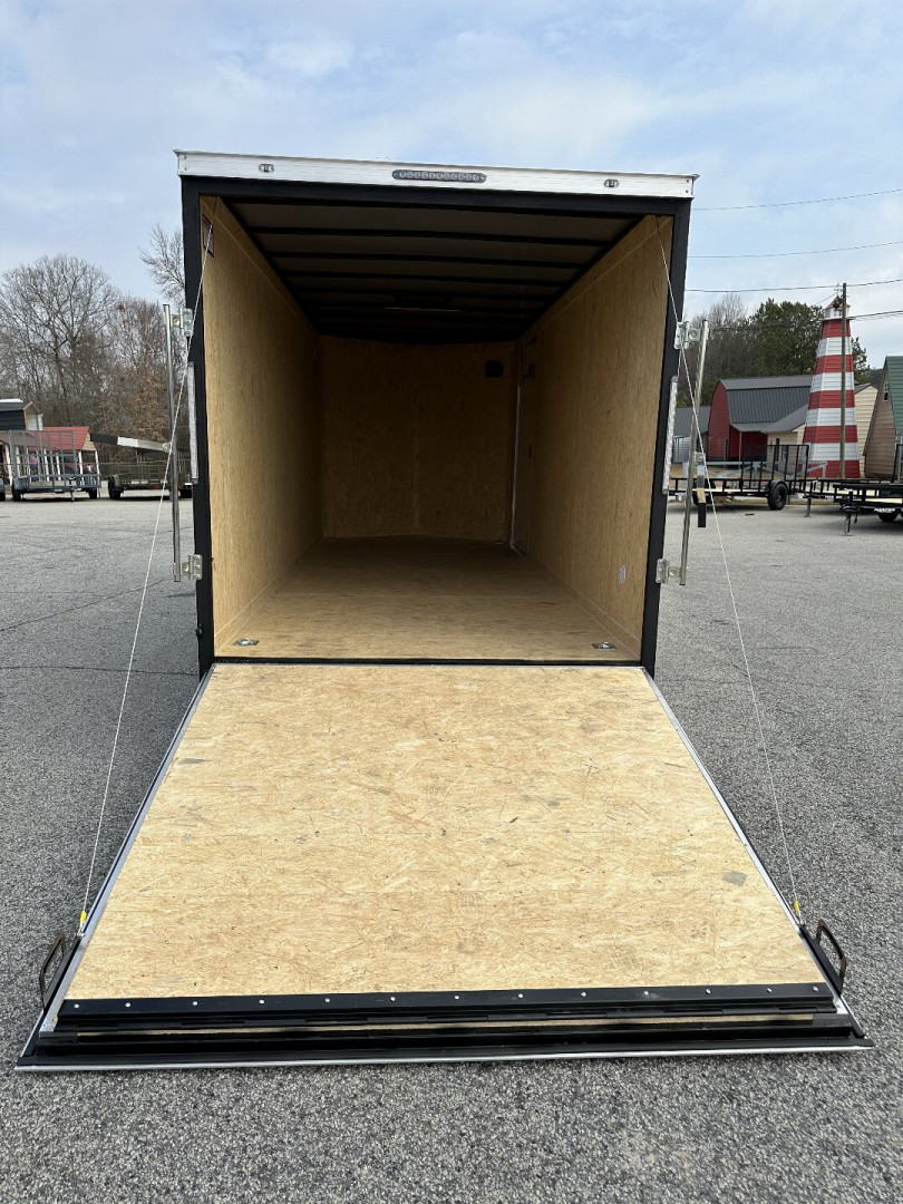 New 2025 COVERED WAGON 7X18 TANDEM AXLE ENCLOSED TRAILER WITH D-RINGS