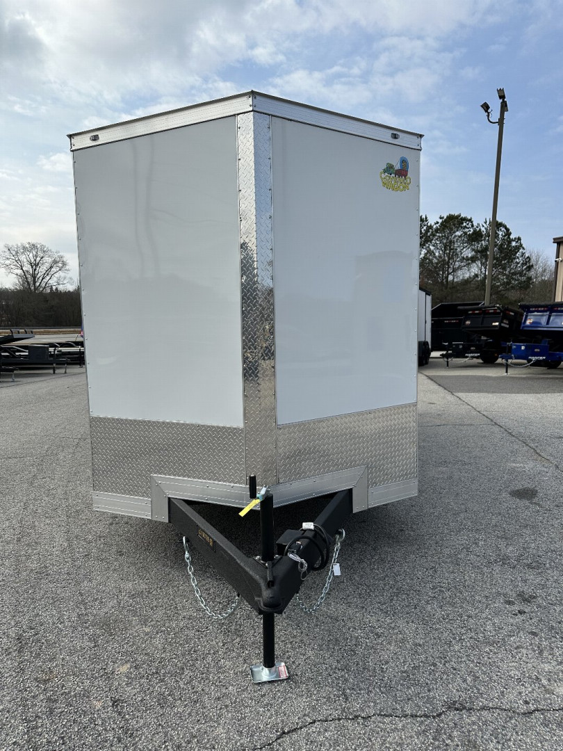 New 2025 COVERED WAGON 7X18 TANDEM AXLE ENCLOSED TRAILER WITH D-RINGS