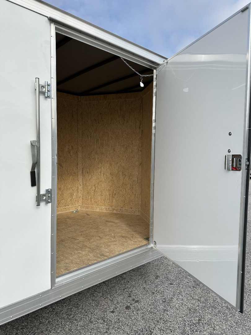 New 2025 COVERED WAGON 7X18 TANDEM AXLE ENCLOSED TRAILER WITH D-RINGS