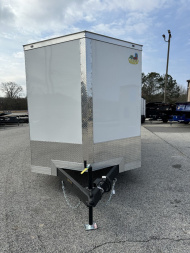 New 2025 COVERED WAGON 7X18 TANDEM AXLE ENCLOSED TRAILER WITH D-RINGS