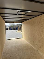 New 2025 COVERED WAGON 7X18 TANDEM AXLE ENCLOSED TRAILER WITH D-RINGS