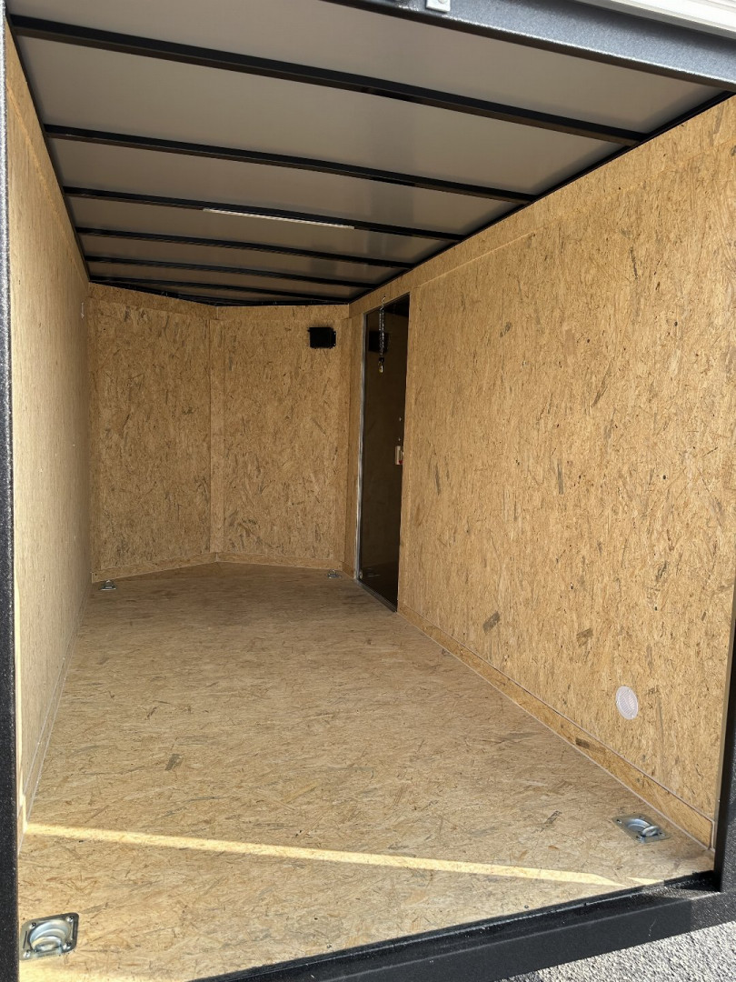 New 2025 6X12 COVERED WAGON SINGLE AXLE ENCLOSED TRAILER WITH BARN DOORS