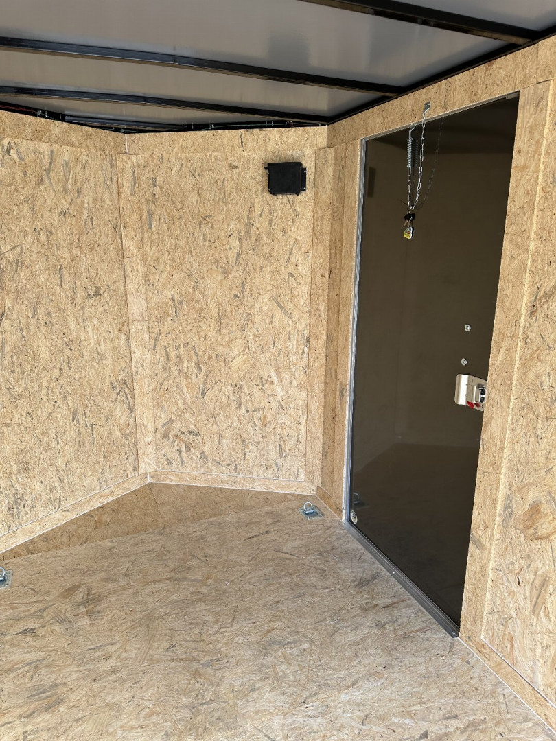 New 2025 6X12 COVERED WAGON SINGLE AXLE ENCLOSED TRAILER WITH BARN DOORS