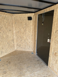 New 2025 6X12 COVERED WAGON SINGLE AXLE ENCLOSED TRAILER WITH BARN DOORS