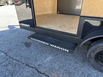 New 2025 COVERED WAGON 7X16 TANDEM AXLE ENCLOSED UTV TRAILER
