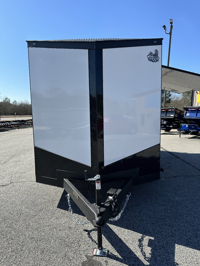 New 2025 COVERED WAGON 7X16 TANDEM AXLE ENCLOSED UTV TRAILER