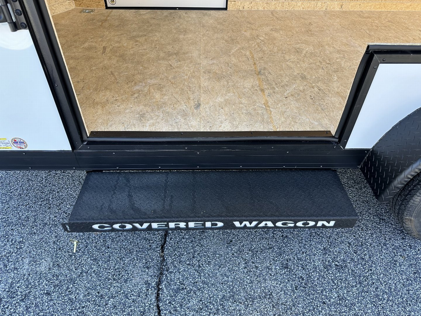 New 2025 COVERED WAGON 7X16 TANDEM AXLE ENCLOSED UTV TRAILER