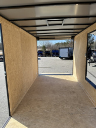New 2025 COVERED WAGON 7X16 TANDEM AXLE ENCLOSED UTV TRAILER