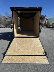 New 2025 COVERED WAGON 7X16 TANDEM AXLE ENCLOSED UTV TRAILER