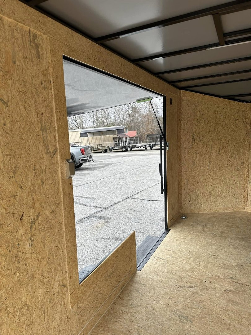 New 2025 COVERED WAGON 7X16 TANDEM AXLE ENCLOSED UTV TRAILER